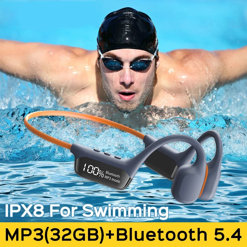 Bone Conduction Running Headphones - سماعات لونماو S10 لاسلكية مقاومة للماء