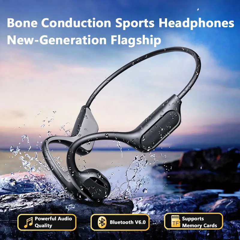 Bone Conduction Running Headphones - سماعات بلوتوث رياضية جديدة بتقنية التوصيل