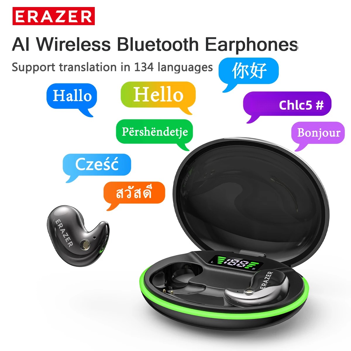 Type C Wired Earphones With Mic - سماعات أذن بلوتوث EARZER XF58 مع