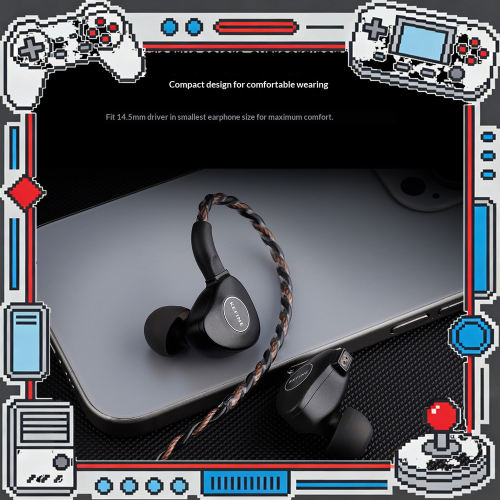Planar Magnetic Iem Earphones - سماعات أذن داخلية KEFINE Klanar بمحرك