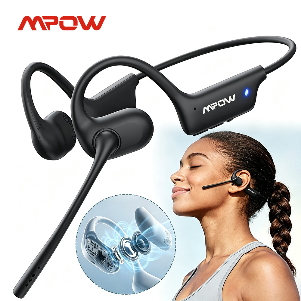 Type C Wired Earphones With Mic - سماعات رأس رياضية لاسلكية Mpow O1