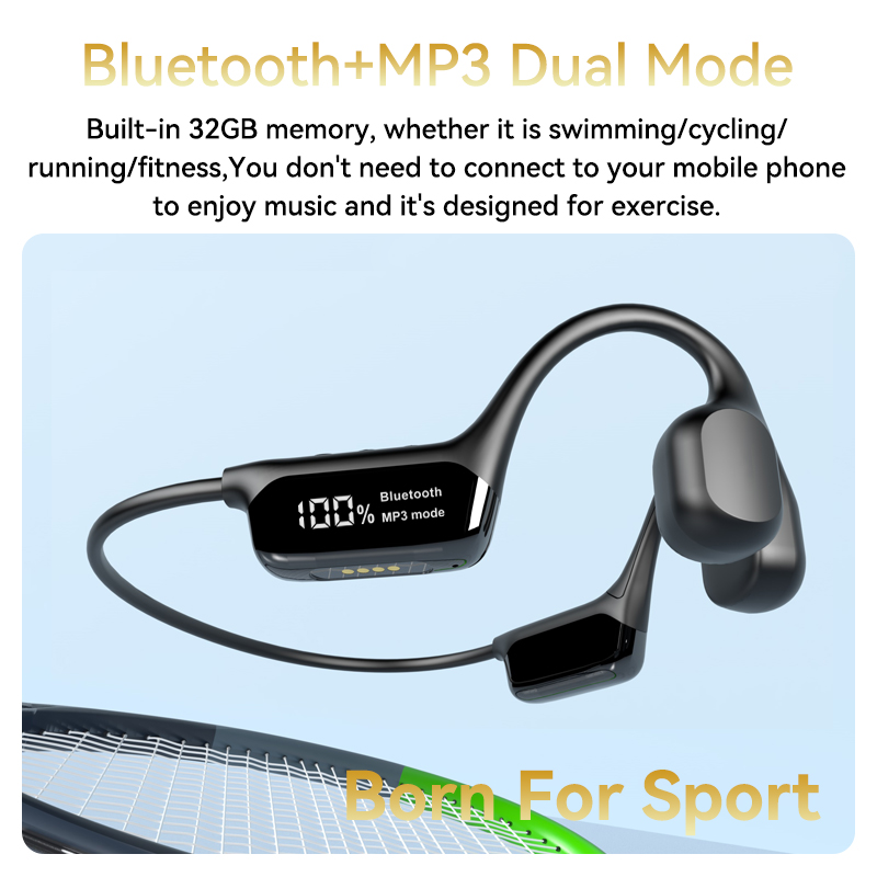 سماعات لونماو S10 لاسلكية مقاو - مراجعة Bone Conduction Running Headphones وسعره