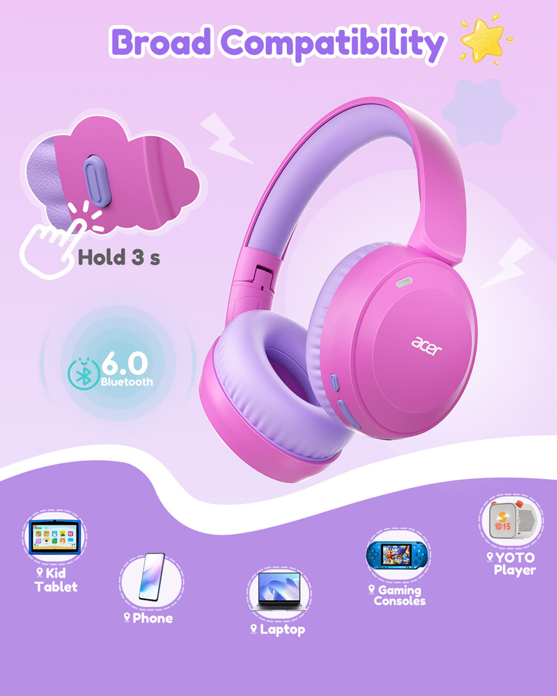 سماعات أذن لاسلكية للأطفال من  - مراجعة Anc Wireless Over Ear Headphones وسعره