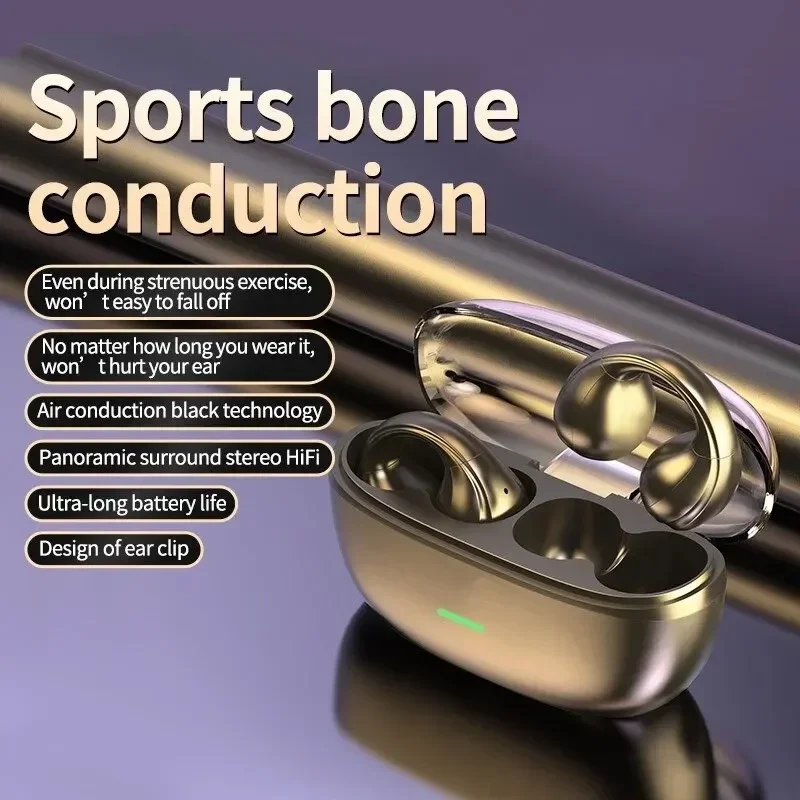 سماعات رأس لاسلكية بتقنية البل - مراجعة Bone Conduction Running Headphones وسعره