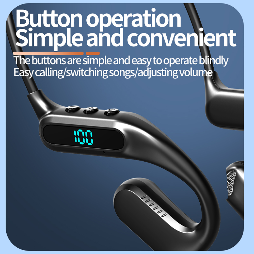 سماعات أذن لاسلكية KEBIDUMEI ب - مراجعة Bone Conduction Running Headphones وسعره