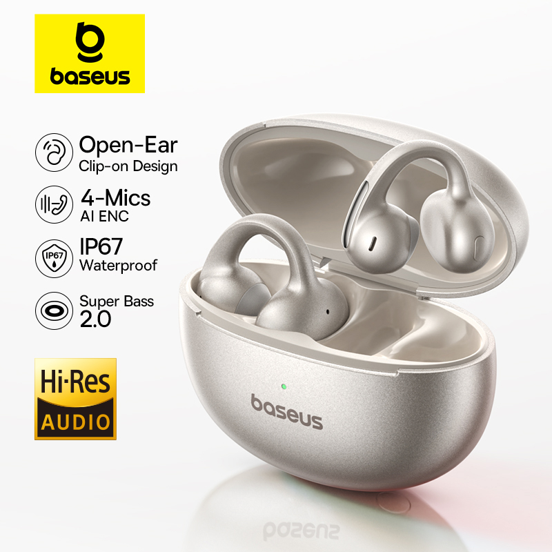 Baseus MC1 Pro سماعات أذن لاسل - مراجعة Open Ear Air Conduction Headphones وسعره
