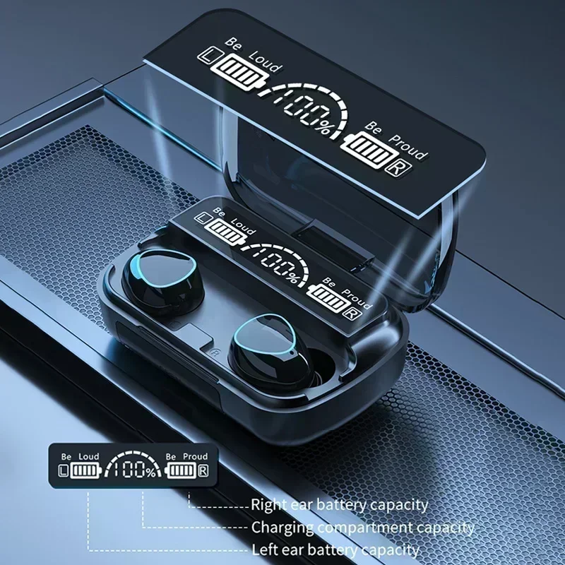سماعات رأس لاسلكية أصلية بتقني - مراجعة Tws Earbuds Bluetooth 5.3 وسعره