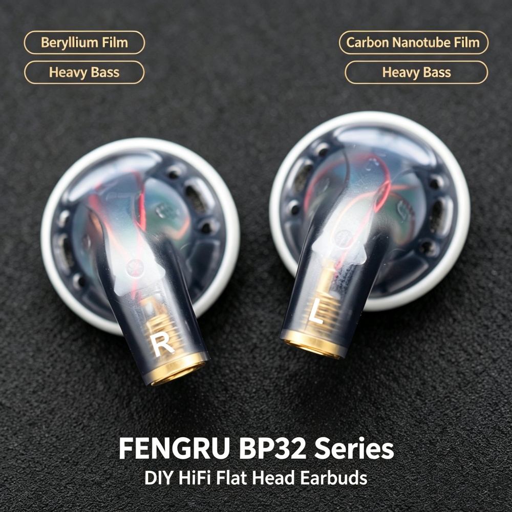 سماعات أذن FENGRU BP32 بتصميم  - مراجعة Planar Magnetic Iem Earphones وسعره