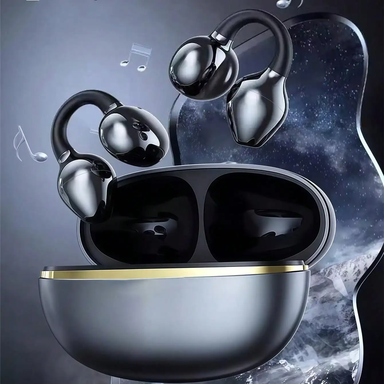 سماعة رأس بلوتوث مفتوحة الأذن، - مراجعة Open Ear Air Conduction Headphones وسعره