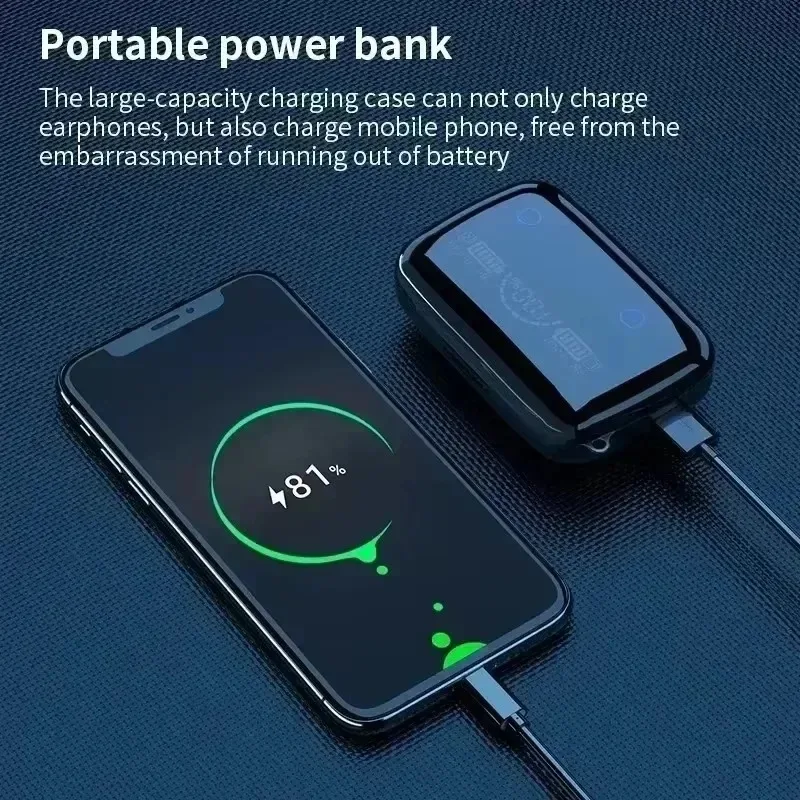 سماعات أذن جديدة TWS M19 مع تح - مراجعة Tws Earbuds Bluetooth 5.3 وسعره