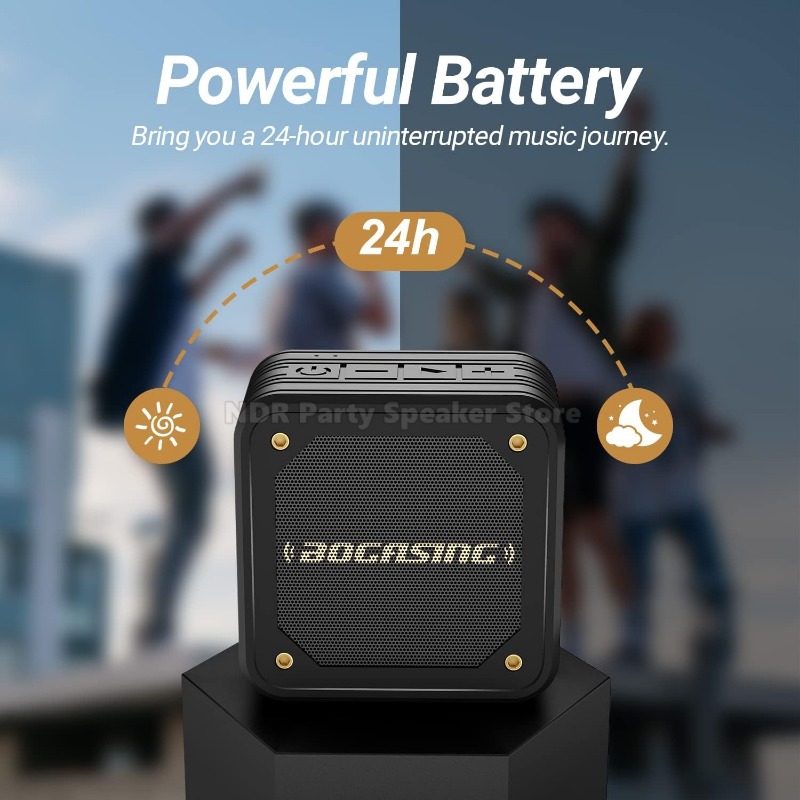 M10 15 واط مكبر صوت BT 5.0 صوت - مراجعة Portable Bluetooth Speaker Waterproof Ipx7 وسعره